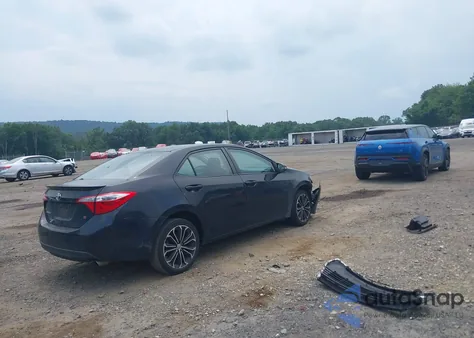 2015 Toyota Corolla S Plus из США, поврежденный, VIN 2T1BURHE6FC250407